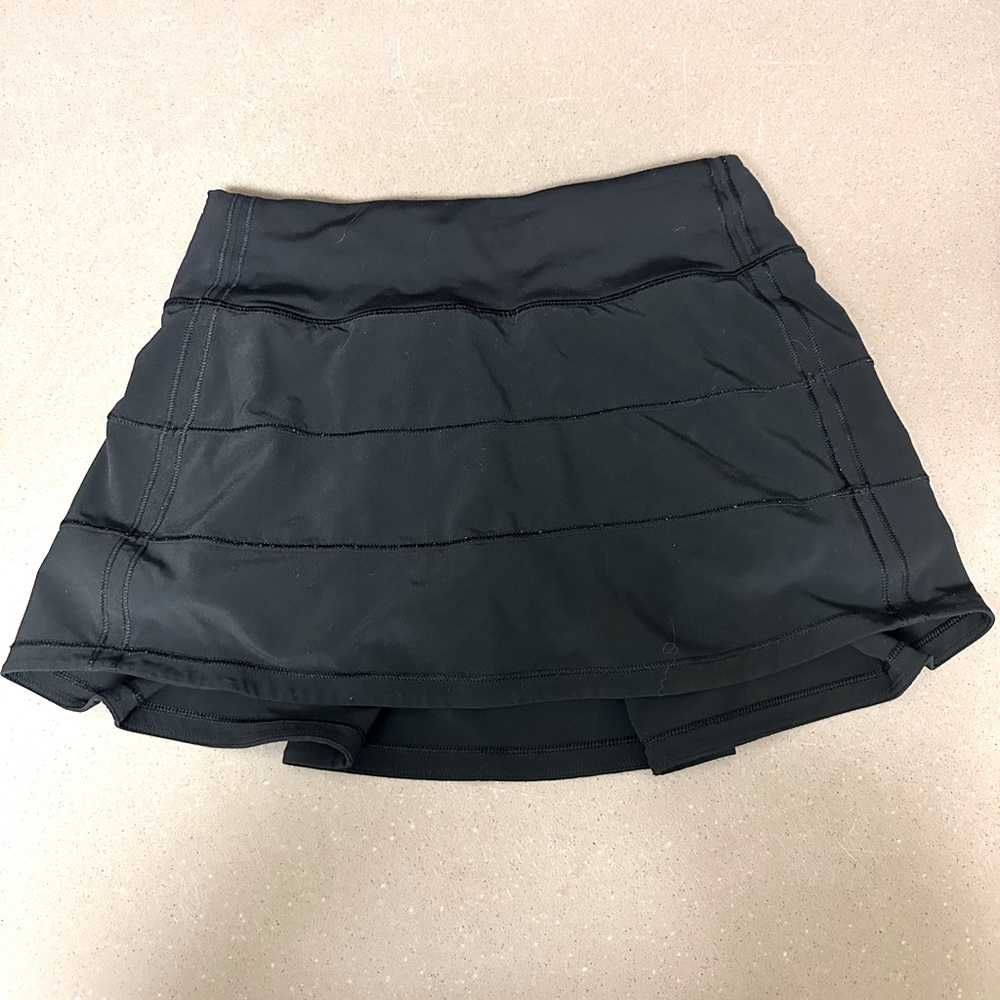 Lululemon Women’s Pace Rival Skirt Black Size 0 (Regular Length)